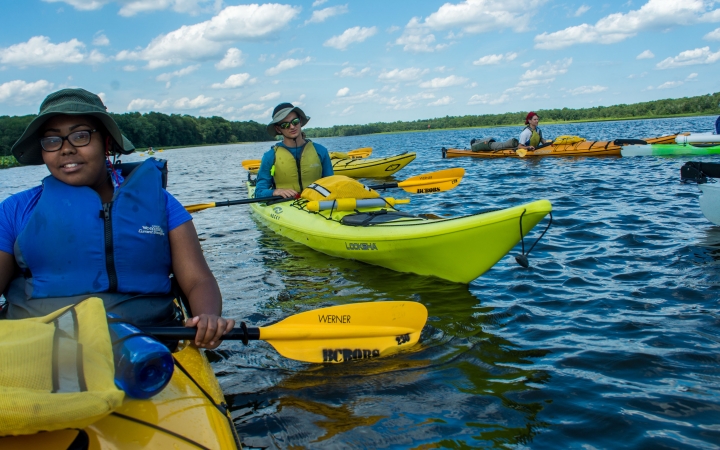 Chesapeake Bay Sea Kayaking trip for teens